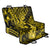 Hawaii Ukulele Back Car Seat Cover Polynesian Pattern Yellow Version - Wonder Print Shop