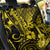 Hawaii Ukulele Back Car Seat Cover Polynesian Pattern Yellow Version - Wonder Print Shop