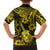 Hawaii Ukulele Kid Hawaiian Shirt Polynesian Pattern Yellow Version - Wonder Print Shop