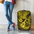 Hawaii Ukulele Luggage Cover Polynesian Pattern Yellow Version - Wonder Print Shop