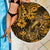 Hawaii Fish Hook Beach Blanket Polynesian Pattern Gold Version - Wonder Print Shop
