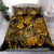 Hawaii Fish Hook Bedding Set Polynesian Pattern Gold Version - Wonder Print Shop