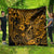 Hawaii Fish Hook Quilt Polynesian Pattern Gold Version - Wonder Print Shop