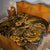 Hawaii Fish Hook Quilt Polynesian Pattern Gold Version - Wonder Print Shop