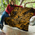 Hawaii Fish Hook Quilt Polynesian Pattern Gold Version - Wonder Print Shop
