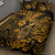 Hawaii Fish Hook Quilt Bed Set Polynesian Pattern Gold Version - Wonder Print Shop