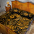 Hawaii Fish Hook Quilt Bed Set Polynesian Pattern Gold Version - Wonder Print Shop