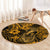 hawaii-fish-hook-round-carpet-polynesian-pattern-gold-version