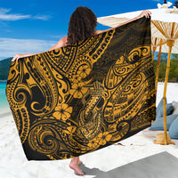 Hawaii Fish Hook Sarong Polynesian Pattern Gold Version - Wonder Print Shop