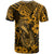 Hawaii Fish Hook T Shirt Polynesian Pattern Gold Version - Wonder Print Shop