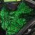 Hawaii Fish Hook Back Car Seat Cover Polynesian Pattern Green Version - Wonder Print Shop