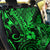 Hawaii Fish Hook Back Car Seat Cover Polynesian Pattern Green Version - Wonder Print Shop