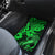Hawaii Fish Hook Car Mats Polynesian Pattern Green Version - Wonder Print Shop