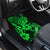 Hawaii Fish Hook Car Mats Polynesian Pattern Green Version - Wonder Print Shop