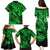Hawaii Fish Hook Family Matching Puletasi Dress and Hawaiian Shirt Polynesian Pattern Green Version - Wonder Print Shop