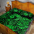 Hawaii Fish Hook Quilt Bed Set Polynesian Pattern Green Version - Wonder Print Shop