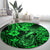hawaii-fish-hook-round-carpet-polynesian-pattern-green-version