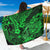 Hawaii Fish Hook Sarong Polynesian Pattern Green Version - Wonder Print Shop