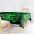 Hawaii Fish Hook Tablecloth Polynesian Pattern Green Version - Wonder Print Shop