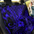 Hawaii Fish Hook Back Car Seat Cover Polynesian Pattern Navy Blue Version - Wonder Print Shop