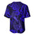 Hawaii Fish Hook Baseball Jersey Polynesian Pattern Navy Blue Version - Wonder Print Shop
