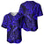 Hawaii Fish Hook Baseball Jersey Polynesian Pattern Navy Blue Version - Wonder Print Shop