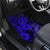 Hawaii Fish Hook Car Mats Polynesian Pattern Navy Blue Version - Wonder Print Shop