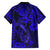 Hawaii Fish Hook Hawaiian Shirt Polynesian Pattern Navy Blue Version - Wonder Print Shop