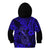 Hawaii Fish Hook Kid Hoodie Polynesian Pattern Navy Blue Version - Wonder Print Shop