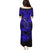 Hawaii Fish Hook Puletasi Polynesian Pattern Navy Blue Version - Wonder Print Shop