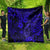 Hawaii Fish Hook Quilt Polynesian Pattern Navy Blue Version - Wonder Print Shop