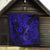Hawaii Fish Hook Quilt Polynesian Pattern Navy Blue Version - Wonder Print Shop