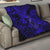 Hawaii Fish Hook Quilt Polynesian Pattern Navy Blue Version - Wonder Print Shop