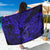 Hawaii Fish Hook Sarong Polynesian Pattern Navy Blue Version - Wonder Print Shop