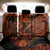 Hawaii Fish Hook Back Car Seat Cover Polynesian Pattern Orange Version - Wonder Print Shop