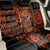 Hawaii Fish Hook Back Car Seat Cover Polynesian Pattern Orange Version - Wonder Print Shop