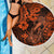 Hawaii Fish Hook Beach Blanket Polynesian Pattern Orange Version - Wonder Print Shop