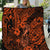 Hawaii Fish Hook Quilt Polynesian Pattern Orange Version - Wonder Print Shop