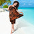 Hawaii Fish Hook Sarong Polynesian Pattern Orange Version - Wonder Print Shop