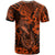 Hawaii Fish Hook T Shirt Polynesian Pattern Orange Version - Wonder Print Shop