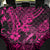 Hawaii Fish Hook Back Car Seat Cover Hibiscus Hawaii Tribal Tattoo Pink Version - Wonder Print Shop