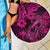 Hawaii Fish Hook Beach Blanket Hibiscus Hawaii Tribal Tattoo Pink Version - Wonder Print Shop