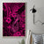 Hawaii Fish Hook Canvas Wall Art Hibiscus Hawaii Tribal Tattoo Pink Version - Wonder Print Shop