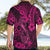 Hawaii Fish Hook Hawaiian Shirt Hibiscus Hawaii Tribal Tattoo Pink Version - Wonder Print Shop