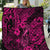 Hawaii Fish Hook Quilt Hibiscus Hawaii Tribal Tattoo Pink Version - Wonder Print Shop