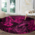 hawaii-fish-hook-round-carpet-hibiscus-hawaii-tribal-tattoo-pink-version