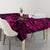 Hawaii Fish Hook Tablecloth Hibiscus Hawaii Tribal Tattoo Pink Version - Wonder Print Shop