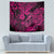 Hawaii Fish Hook Tapestry Hibiscus Hawaii Tribal Tattoo Pink Version - Wonder Print Shop