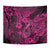 Hawaii Fish Hook Tapestry Hibiscus Hawaii Tribal Tattoo Pink Version - Wonder Print Shop
