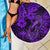 Hawaii Fish Hook Beach Blanket Hibiscus Hawaii Tribal Tattoo Purple Version - Wonder Print Shop